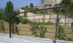 Ringhiera moderna per esterni ferro e inox (3)